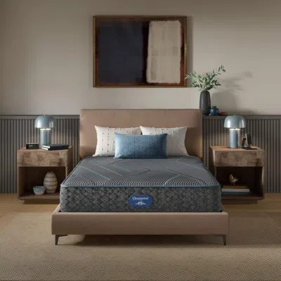 Ashley Beautyrest Level Two Medium Firm Hybrid 12 In. King Mattress In Black