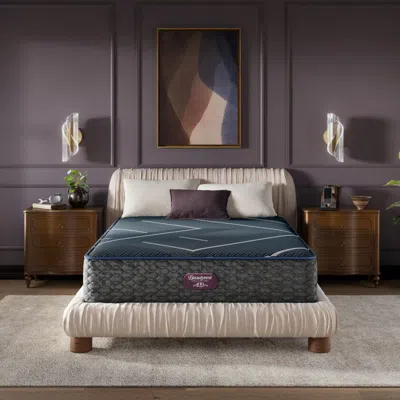 Ashley Beautyrest World Class Level Four Hybrid Plush 13.5 In. California King Mattress In Black