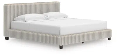 Ashley Birmonton King Upholstered Bed In White