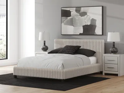 Ashley Birmonton Queen Upholstered Bed In White