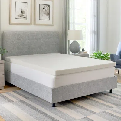 Ashley Bodipedic Essentials 3-inch Adaptifoam Responsive Memory Foam Mattress Topper In White