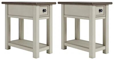 Ashley Bolanburg 2 End Tables In Two-tone