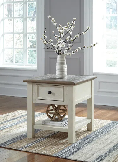 Ashley Bolanburg End Table In Two-tone
