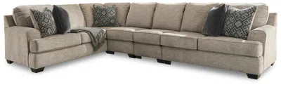 Ashley Bovarian 4-piece Sectional In Stone