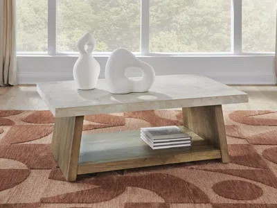 Ashley Brendalhouse Coffee Table In Light Brown