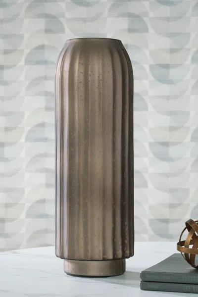 Ashley Briarcott Large Vase In Brown