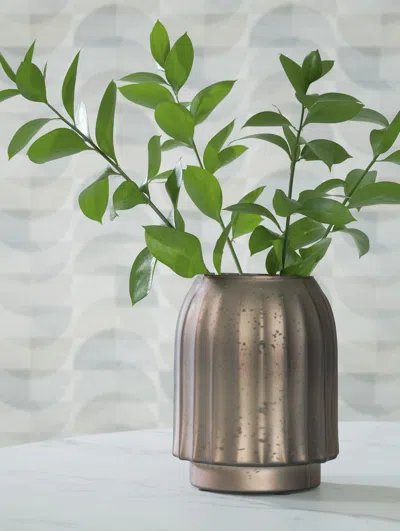 Ashley Briarcott Small Vase In Brown