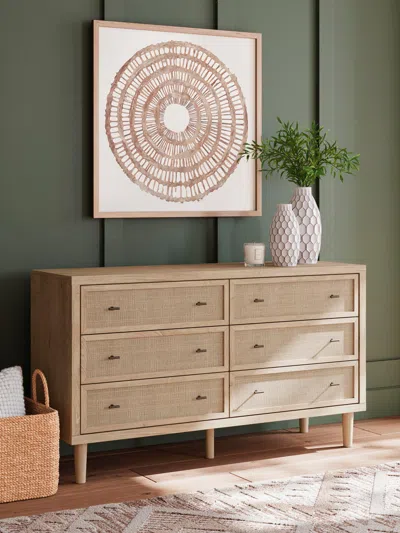 Ashley Brockham Geometric Wall Decor In Brown