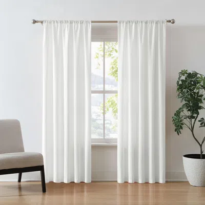 Ashley Brooklyn Loom 84" Window Panel Pair In White