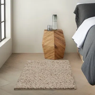Ashley Calvin Klein Riverstone 2' X 3' Indoor Rug In Mocha