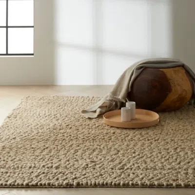 Ashley Calvin Klein Riverstone 4' X 6' Mocha Farmhouse Indoor Rug