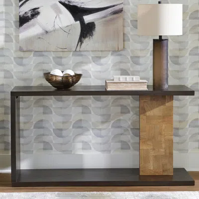 Ashley Camlett Console Sofa Table In Brown