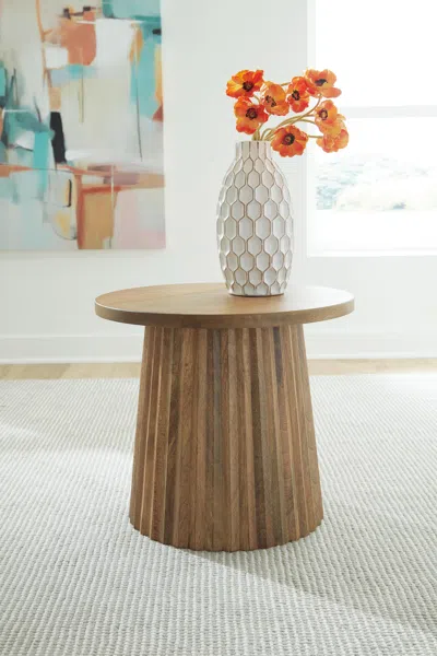 Ashley Ceilby Accent Table In Natural