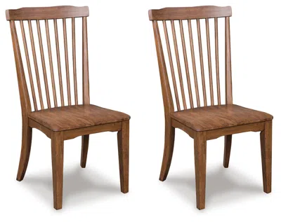 Ashley Chadworth Dining Chair In Brown