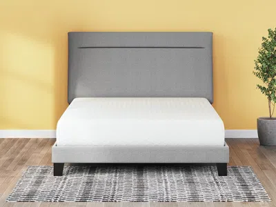 Ashley Chime 10 Inch Firm Memory Foam King Mattress In A Box In White