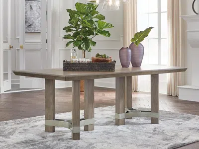 Ashley Chrestner Rectangular Dining Table In Gray