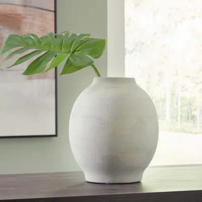 Ashley Clayson Ceramic Vase In Sage Green