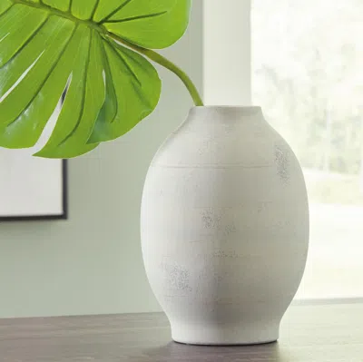 Ashley Clayson Ceramic Vase In Sage Green