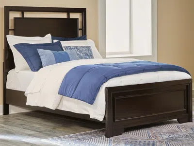 Ashley Covetown Full Panel Bed In Dark Brown