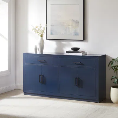 Ashley Crosley Furniture Isla Sideboard In Navy