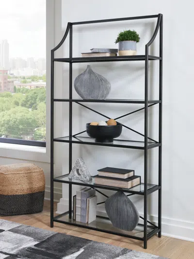 Ashley Dakerwell 72" Bookcase In Antique Black