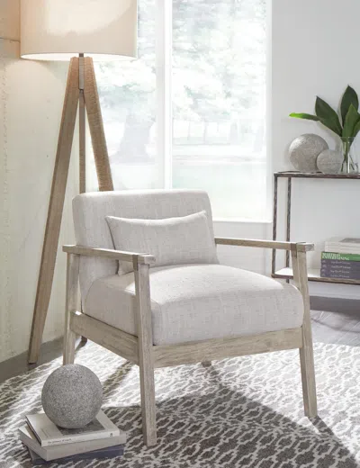Ashley Dalenville Accent Chair In Platinum