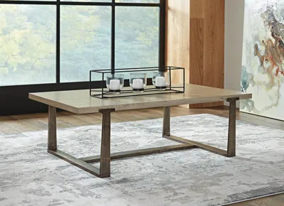 Ashley Dalenville Rectangular Coffee Table In Gray