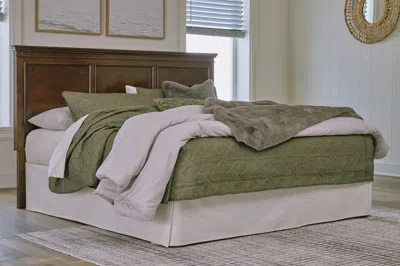 Ashley Danabrin King/california King Panel Headboard In Brown
