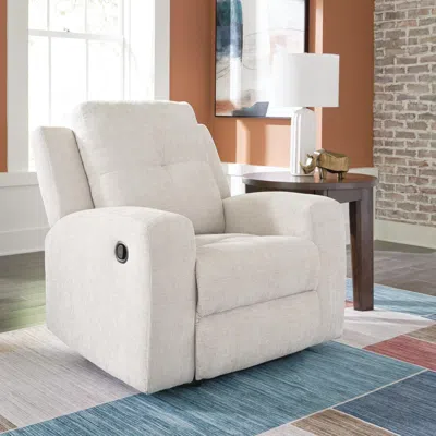 Ashley Danum Manual Recliner In Stone