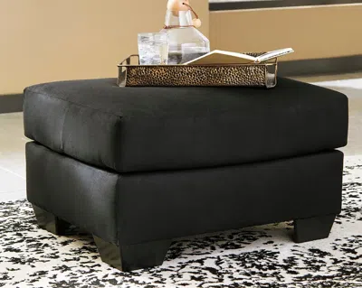Ashley Darcy Ottoman In Black