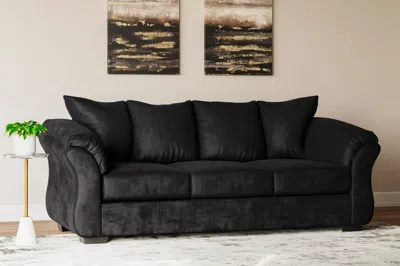 Ashley Darcy Sofa In Black
