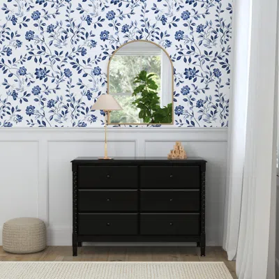 Ashley Davinci Jenny Lind 18" 6 Drawer Dresser In Ebony