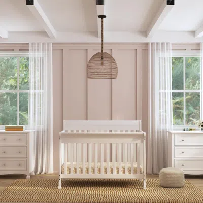 Ashley Davinci Kalani 4-in-1 Convertible Crib In White