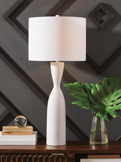 Ashley Davinford Table Lamp In White