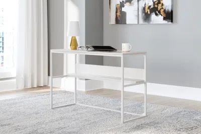Ashley Deznee 48" Home Office Desk With 1 Shelf In White
