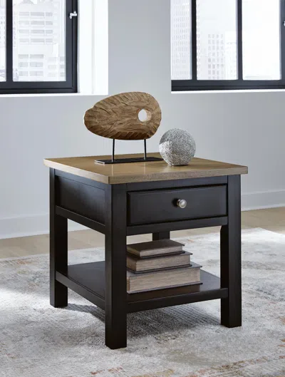 Ashley Drazmine End Table In Brown