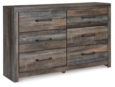 Ashley Drystan 6 Drawer Dresser In Multi