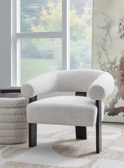 Ashley Dultish Accent Chair In Snow
