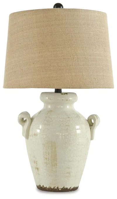 Ashley Emelda Table Lamp In Cream