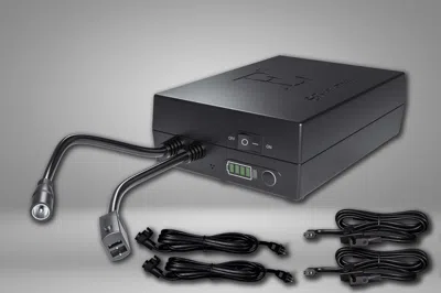 Ashley Enouvation E10 Wireless Power Pack For Reclining Furniture With 3 Seats (app Included) In Black