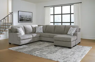 Ashley Erinsburg 2-piece Sectional With Chaise In Iron