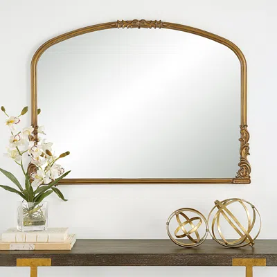 Ashley Exalted Living Baroque Wall Mirror In Gold