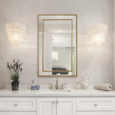 Ashley Exalted Living Beveled Mirror In Multi