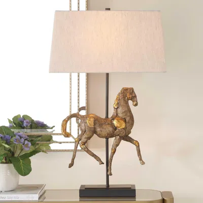 Ashley Exalted Living Graceful Table Lamp In Brown