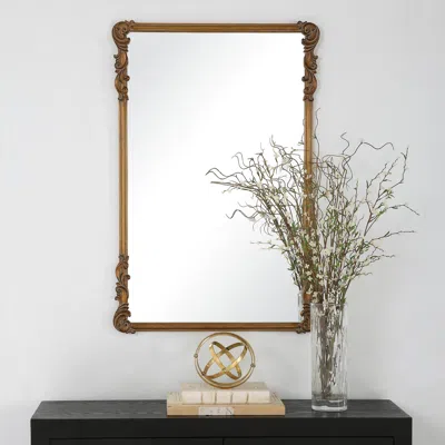 Ashley Exalted Living Old World Accent Mirror In Bronze
