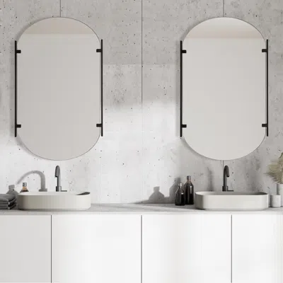 Ashley Exalted Living Tablet Wall Mirror In Black