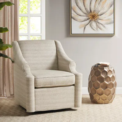 Ashley Felton Swivel Glider Chair In Tan