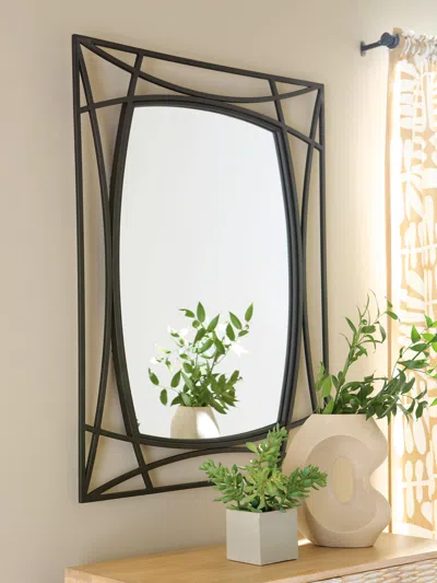 Ashley Freenville Accent Mirror In Black
