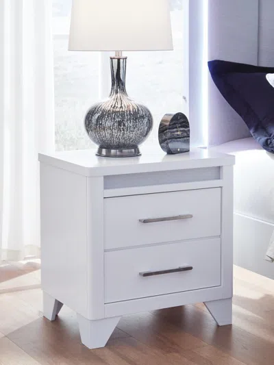 Ashley Frostlyn 23" 2 Drawer Nightstand In White