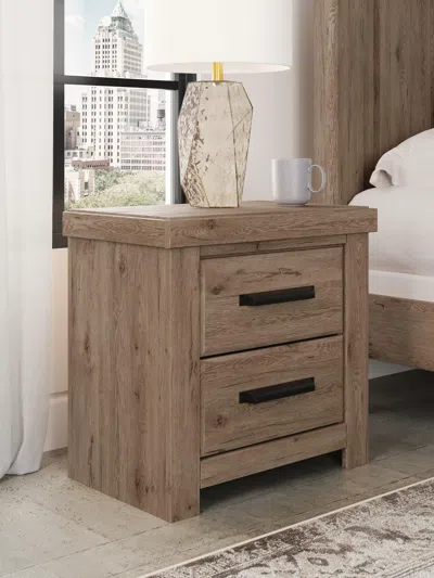 Ashley Garistyn Nightstand In Light Brown